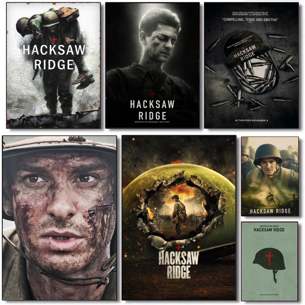 Hacksaw - Poster Film Hacksaw Ridge HD, Stiker