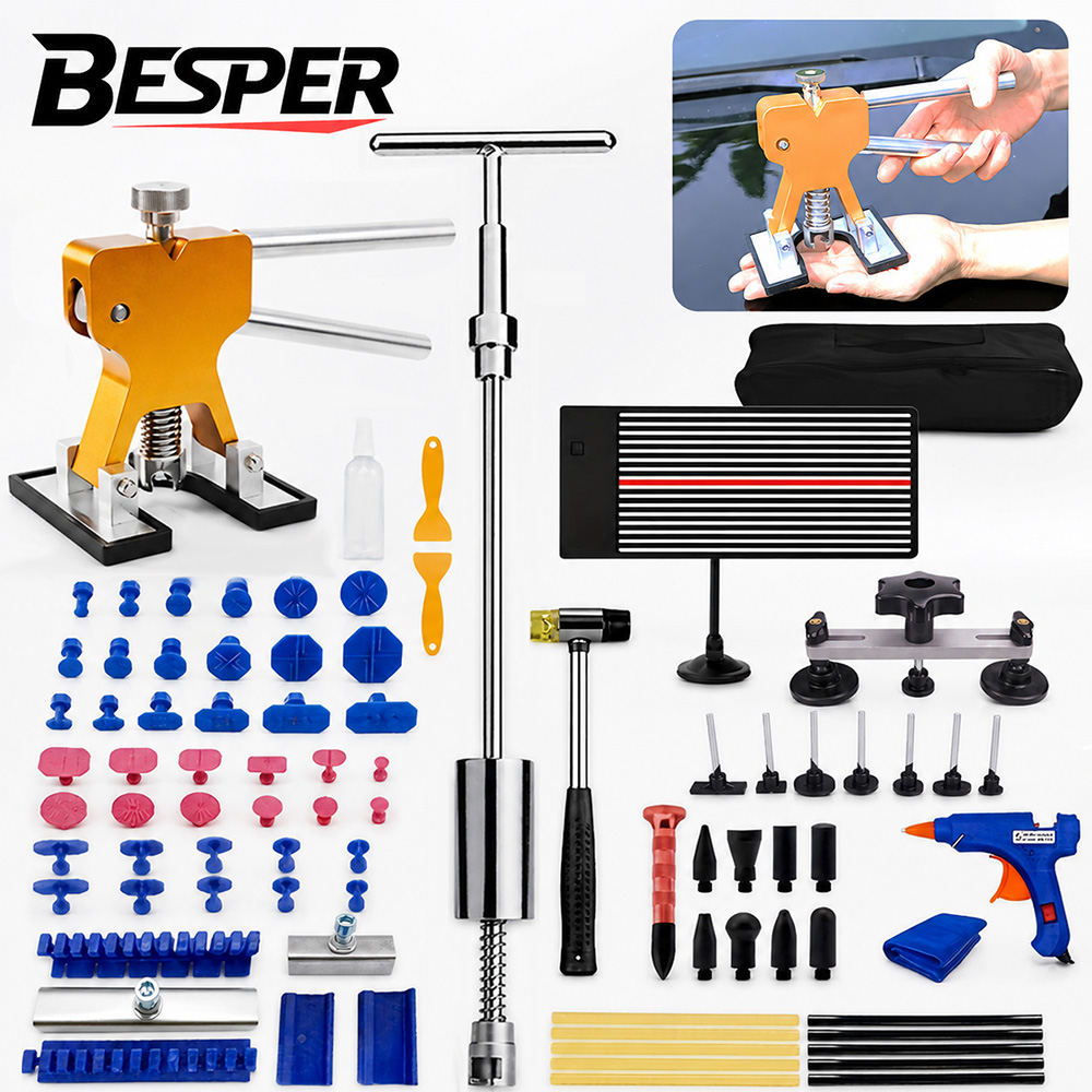Hand Tools In Workshop - Kit Perbaikan Penyok Mobil Tanpa Cat,
