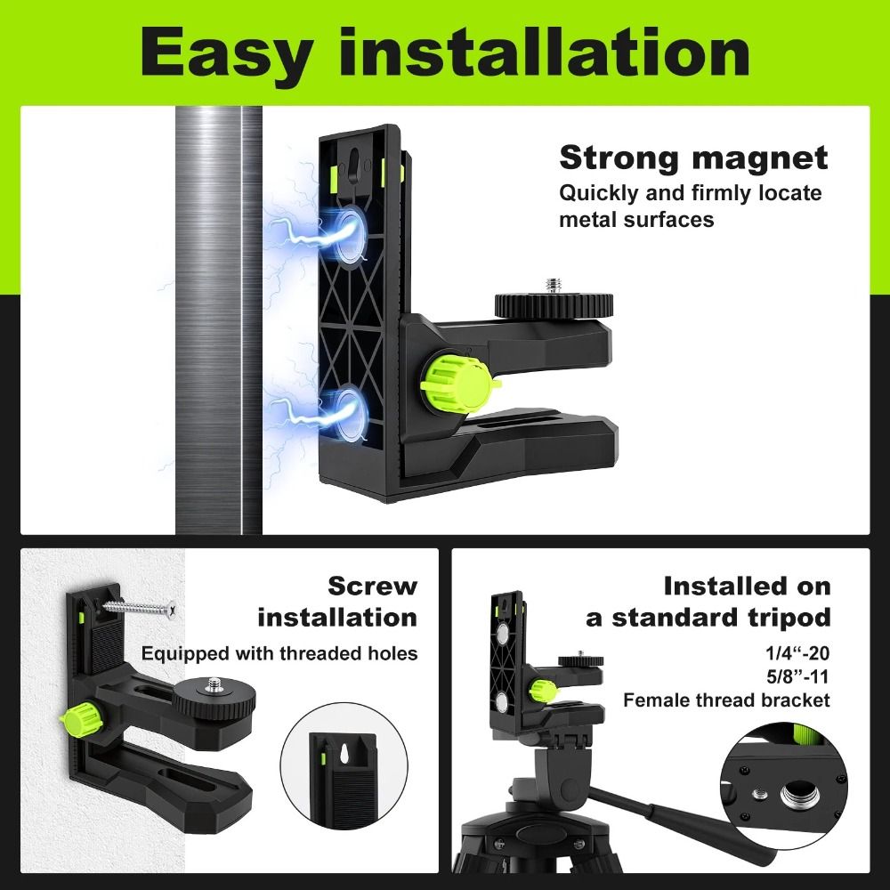 Braket Level Laser ABS Bentuk- - Spirit Level ulasan dan harga