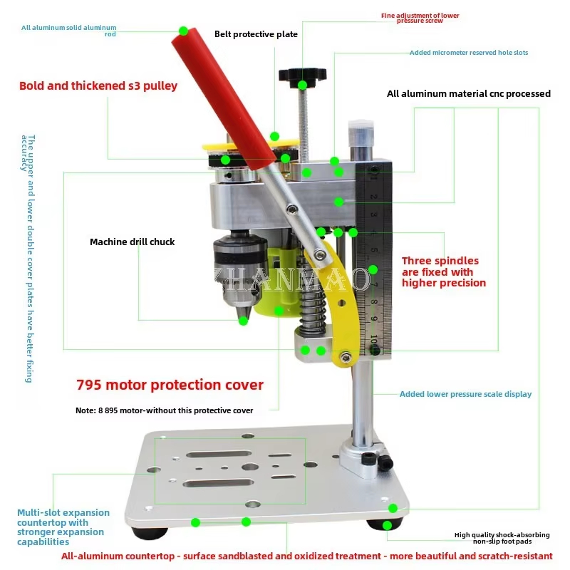 Mesin Bor Mini Presisi untuk M - Drill Press ulasan dan harga